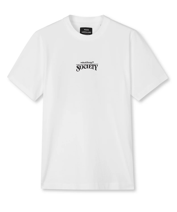 Mads Nørgaard Cotton Jersey Frode World Energy Tee - White